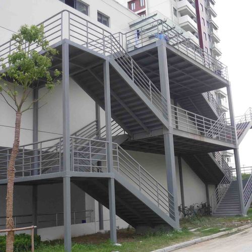 鋼結構樓梯裝配式樓梯花紋板防滑樓鋼梯室內外樓梯可上門安裝